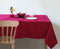 Cotton Solid Rose 4 Seater Table Cloths Pack Of 1