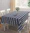 Cotton Zig-Zag Black 2 Seater Table Cloths Pack Of 1