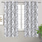 Cotton Pencil Flower 7ft Door Curtains Pack Of 2