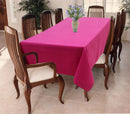 Cotton Solid Rose 4 Seater Table Cloths Pack Of 1