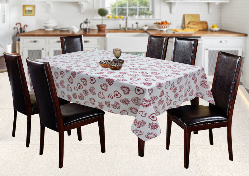 Cotton Red Heart 2 Seater Table Cloths Pack Of 1