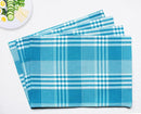Cotton Track Dobby Blue Table Placemats Pack Of 4 freeshipping - Airwill