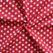 Cotton Red Polka Dot 7ft Door Curtains Pack Of 2 freeshipping - Airwill
