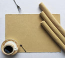 Cotton Solid Beige Table Placemats Pack Of 4 freeshipping - Airwill