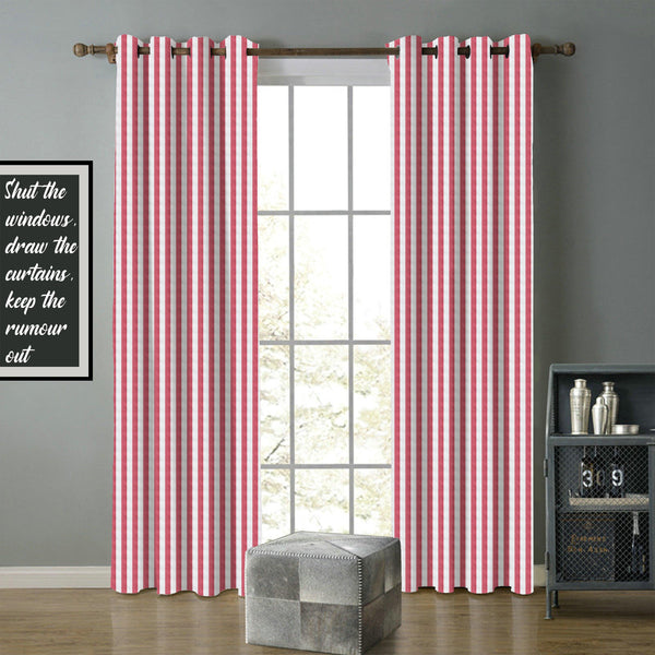 Cotton Candy Stripe 7ft Door Curtains Pack Of 2 freeshipping - Airwill