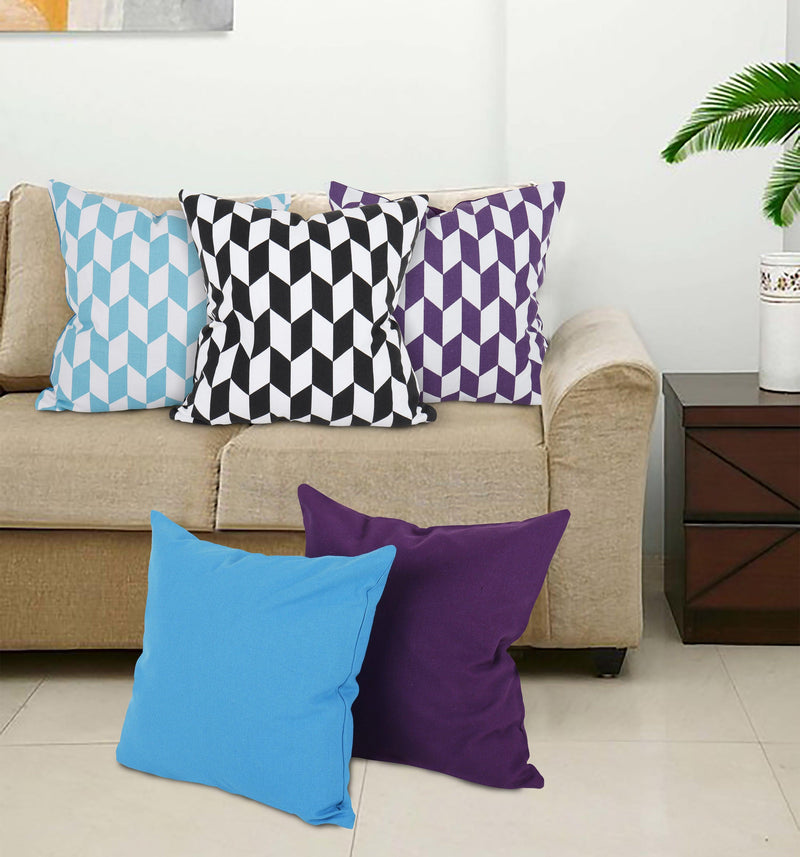 Cotton Classic Diamond Theme Desginer Cushion Covers Pack of 5 freeshipping - Airwill